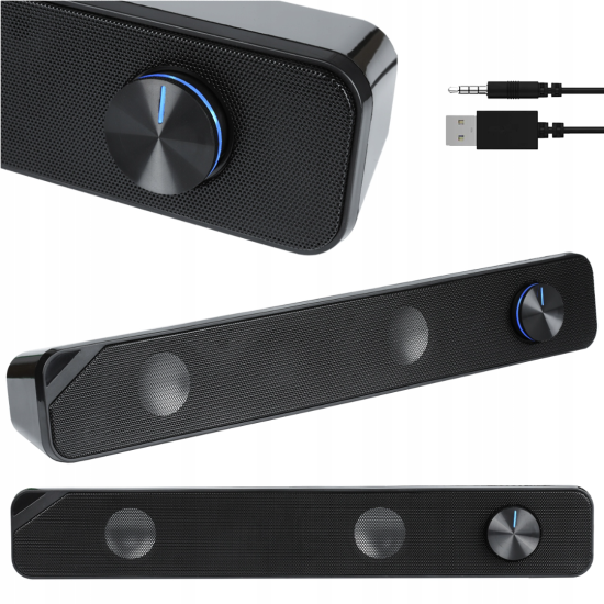 T-WOLF S4 RGB Desktop Soundbar
