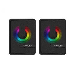 T-Wolf S3 Portable Wired RGB Gaming Speaker T-Wolf S3 Portable Wired RGB Gaming Speaker