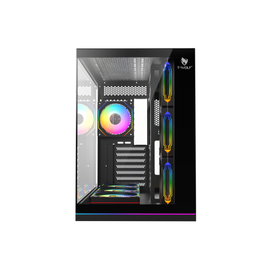 T-WOLF YORU Mid-Tower ARGB ATX Gaming Casing T-WOLF YORU Mid-Tower ARGB ATX Gaming Casing