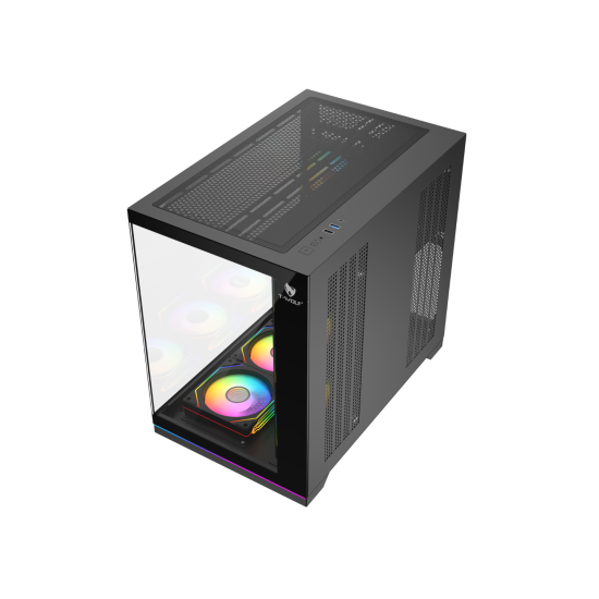 T-WOLF YORU Mid-Tower ARGB ATX Gaming Casing T-WOLF YORU Mid-Tower ARGB ATX Gaming Casing