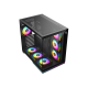 T-WOLF YORU Mid-Tower ARGB ATX Gaming Casing T-WOLF YORU Mid-Tower ARGB ATX Gaming Casing