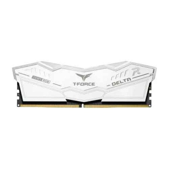 TEAM T-FORCE DELTA RGB 16GB 8000MHz DDR5 Gaming RAM White