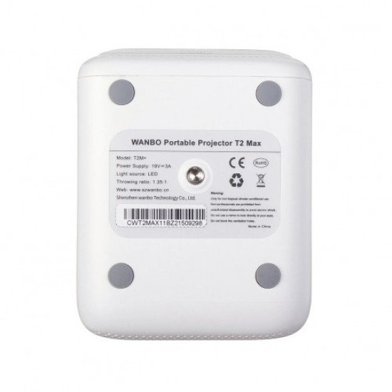 Xiaomi Wanbo T2 Max 450 ANSI Lumens Smart Android Portable LED Projector