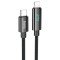 Hoco U125 Benefit Type-C to Lightning 27W Fast Charging Data Cable With Display 