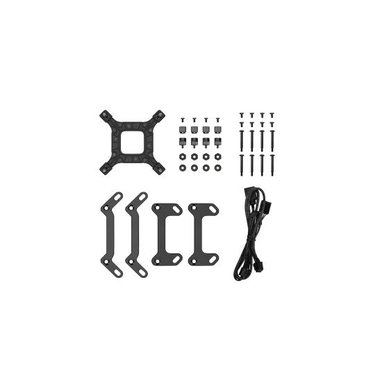 DeepCool LM240 240mm ARGB Liquid CPU Cooler With Display 