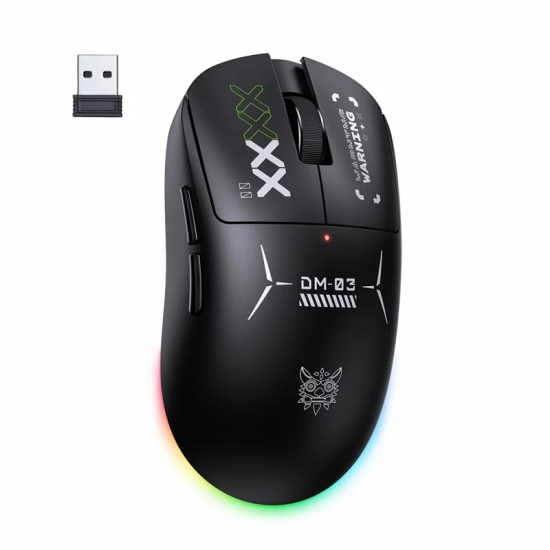 ONIKUMA DM03 Wireless 2.4GHz Bluetooth 3-Mode Rechargeable Gaming Mouse ONIKUMA DM03 Wireless 2.4GHz Bluetooth 3-Mode Rechargeable Gaming Mouse
