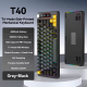 T-WOLF T40 Tri-Mode Custom Mechanical RGB Backlit Keyboard with Knob T-WOLF T40 Tri-Mode Custom Mechanical RGB Backlit Keyboard with Knob