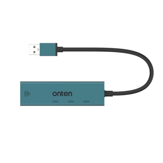 ONTEN (OTN-5221) USB 3.0 to 3-Port Hub with Fast Ethernet Adapter